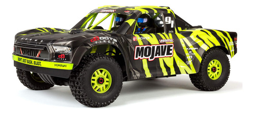 Camión Rc Arrma Mojave 6s V2 4wd Blx 1/7 Rtr Con Spektrum Fi Color Green/black