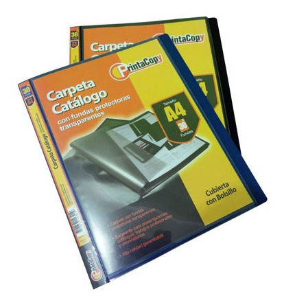 Carpeta De Catalogo Printa 30 Fundas Tamaño A4 