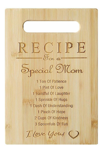 Receta Regalo Para Madres Amor Especial Corazón Día D...