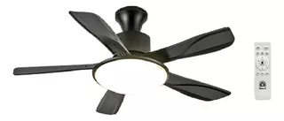 Ventilador Techo Lampara Led 5 Aspas 3 Tonos Control Remoto