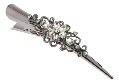 S 2 Uds Pinzas De Pelo De Metal Pasador De Pelo De Cristal