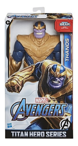 Imagem 2 de 3 de Boneco Marvel - Thanos 30cm Deluxe Blast Gear Hasbro - E7381