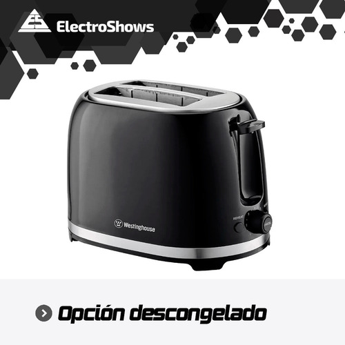 Imagen 6 de 10 de Tostadora Electrica Westinghouse 1000 Watts 2 Pan Descongela