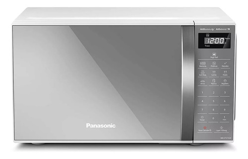 Micro-ondas De Mesa Panasonic, 21 Litros, Branco, Espelhada 220V