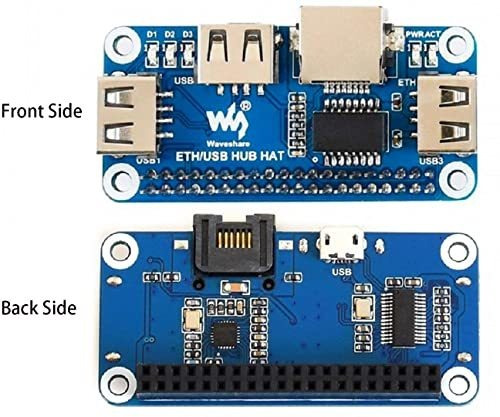 Placa De Expansión Ethernet/usb Hub Hat Para Raspberry Pi 4b