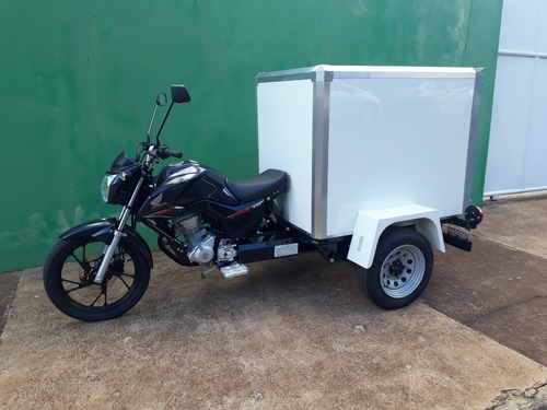 Imagem 1 de 5 de Tricicar Triciclo De Carga Furgão Alumínio 160cc 2021/2022