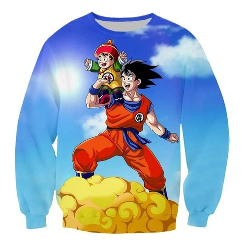 Polerón Dragon Ball Super Goku Kaiser Gohan Talla M + Envío
