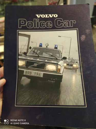 Folleto Catàlogo Volvo Policía Autos Original Impreso Colecc
