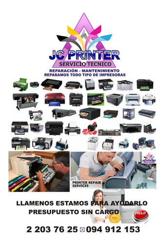 Imagen 5 de 8 de Reparaciones Service Repacion Impresoras Todos Los Modelos