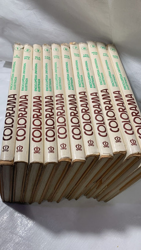 Enciclopédia Colorama - 11 Volumes + Atlas Nao Acompanha - Enciclopédia Universal Ilustrada (Usado)