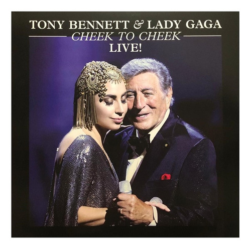 Tony Bennett & Lady Gaga Cheek To Cheek Live 2 Lp Vinyl