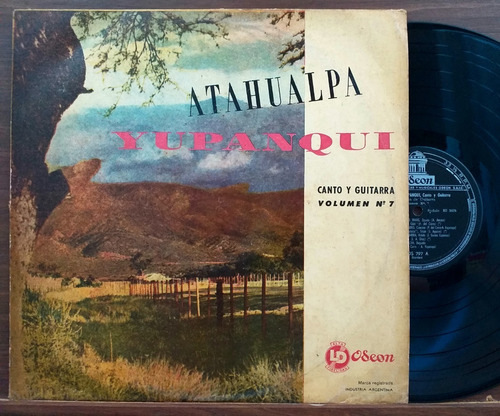 Atahualpa Yupanqui - Canto Y Guitarra Vol. 7- Lp 1960 Folklo
