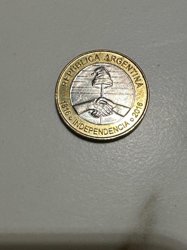 Moneda De 2 Pesos Bimetalica (Usado)