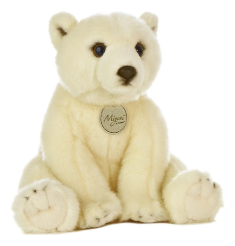 Peluche Aurora - Miyoni- Oso Polar De 27.94cm Original 