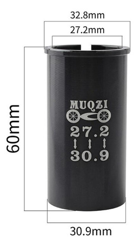 3 Adaptador De Tija De SillĂn Para Bicicleta, 3 Piezas