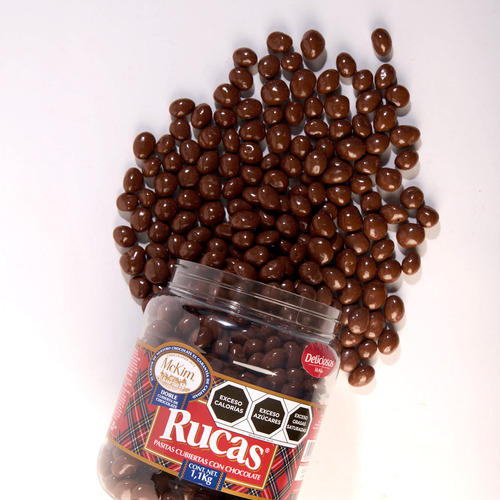Rucas Pasitas Cubiertas Chocolate Con Leche 1.1kg- Mckim