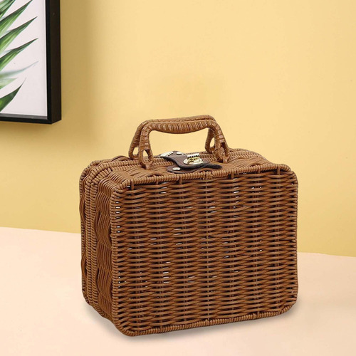 Maleta Retro Prop Box Organizador Cosmético Para Navegar