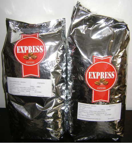 Imagen 4 de 5 de Cafe En Grano O Molido Bonafide Sin Azúcar Para Expresso 1kg