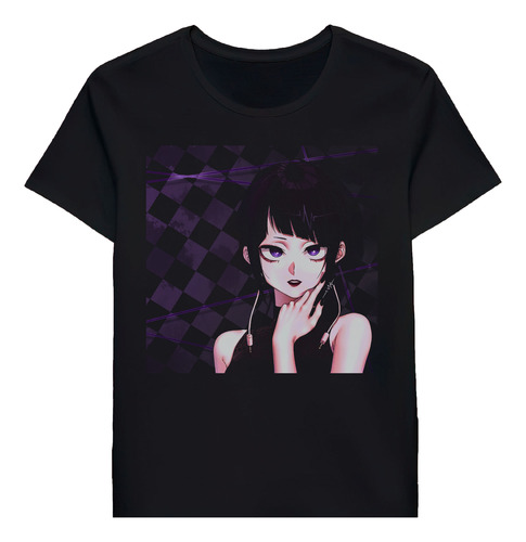 Remera Jiro Kyoka Purple Checkered 33653734