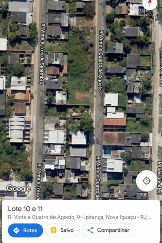 Vendo 2 Lotes Bairro 12 De Outubro - Nova Iguaçu Com 180 Mts Cada - Siuf00002