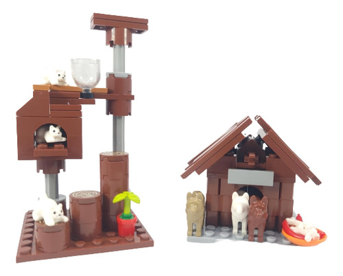 Generales General Jims Pets Double Playset Cats Con Una Torr
