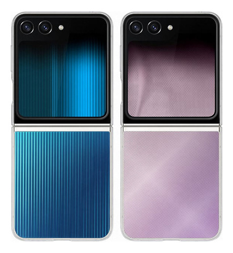Funda protectora Samsung Flip-suit Galaxy Z Flip5, color transparente