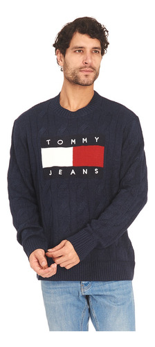 Suéter Tommy Jeans Para Hombre Dm0dm17762