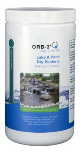 Orbe-3 Lake Y Pond Secos Bacterias Bote, 1-libra.