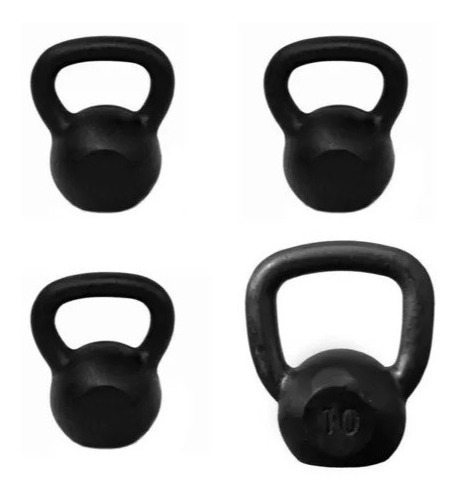 Kettlebells Kit 4, 6, 8, 10 Kg - Crossfit Treino Funcional