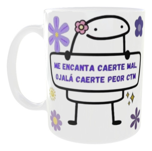 Tazon Flork Con Mensaje Personalizado O Prediseñado