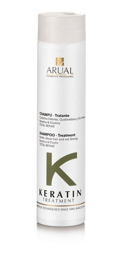 Imagen 1 de 1 de Arual - Keratin Tratante Shampoo 250 Ml