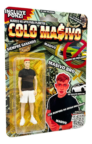 Colorado Masivo Ponzi Matias Cardozo Llados Figura Muñeco