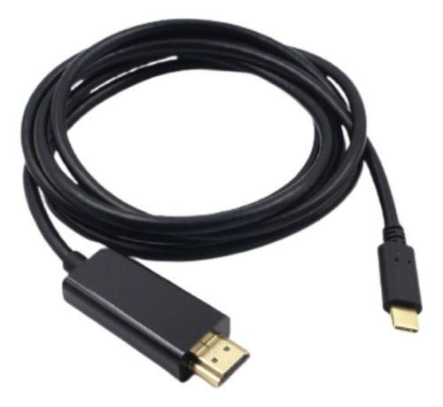 Cable Adaptador Usb Tipo-c A Hdmi 1.8m Negro Netmak Nm-tch2
