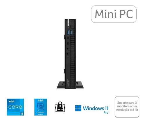 Mini Pc Desktop Acer Core I5-12400t 8gb 256gb W11 Pro