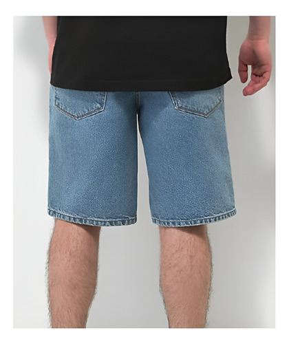 Bermuda Empyre Blake Loose Fit Blue Wash Denim Skate