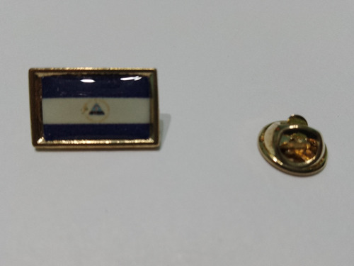 Pins Bandera Nicaragua 2 Cms X 2 Unidades 