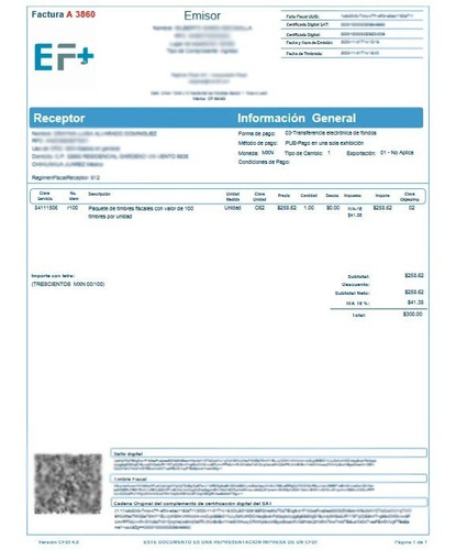 100 Folios Facturacion Y Nomina Electronica Cfdi 4.0