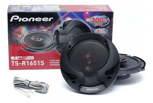 Bocinas Auto 6.5 Pioneer Ts-r1651s 3 Vías 300 W Max