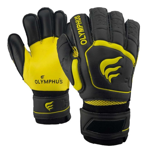 Guantes De Arquero/portero Olymphus Rio Yellow Con Férulas