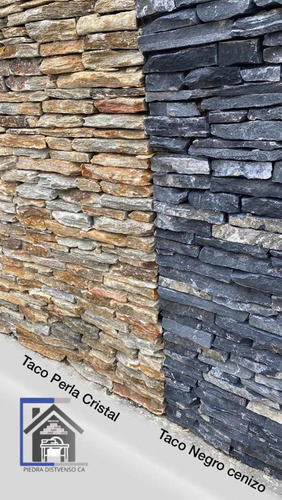 Imagen 5 de 9 de Piedra Taco Perla Cristal , Revestimiento Exterior E Interio