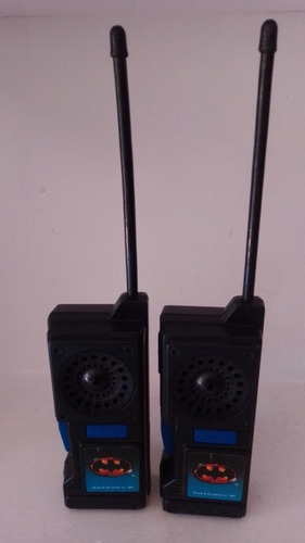 Batman Walkie Talkies Ertl Funcionan Vintage 1989 