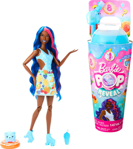Muñeca Barbie Pop Reveal Fruit Punch, série Fruit Punch, 8 Sorpres