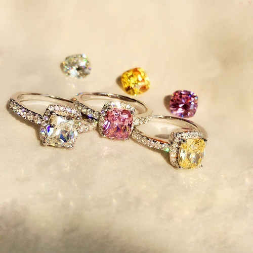 Imagen 7 de 10 de Anillo De Plata Esterlina Regalo Para Mama Piedra Amarilla