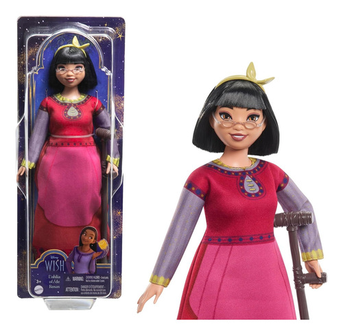 Muñeca Dahlia De Rosas Pelicula Wish Disney Mattel Baston