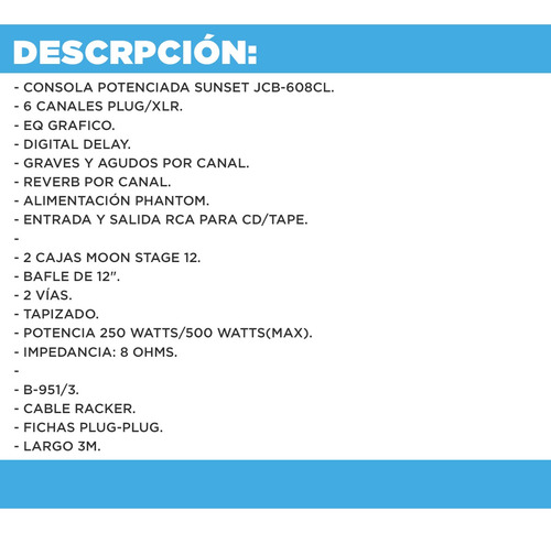 Imagen 2 de 10 de Combo Sonido Consola Potenciada + 2 Cajas De 12