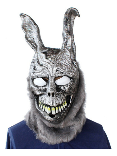 Máscara De Látex De Frank Rabbit Para Fiesta De Halloween