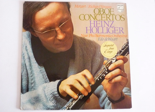 Heinz Holliger - Mozart / Richard Strauss Oboe Concerts - Lp