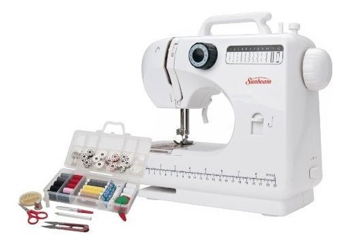 Máquina De Coser Compacta Sunbeam Sb1818 Con 12 Puntadas