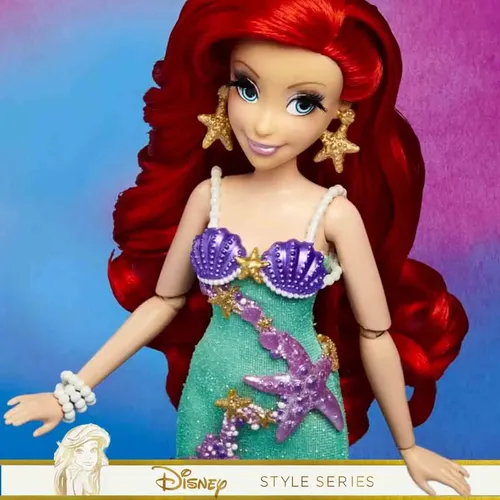 Boneca Sereia Ariel Style Series Deluxe Disney Hasbro F5005