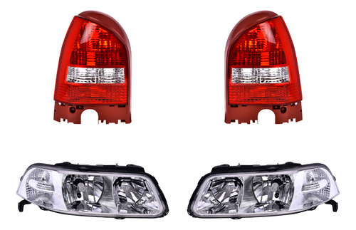 Set Calaveras + Faros Depo Pointer 2000-2005